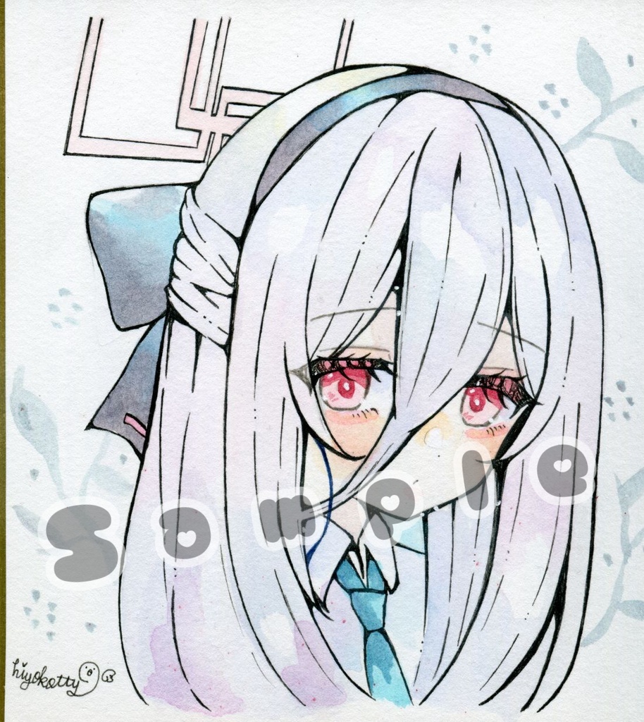 【原画色紙】ブルーアーカイブ ケイ