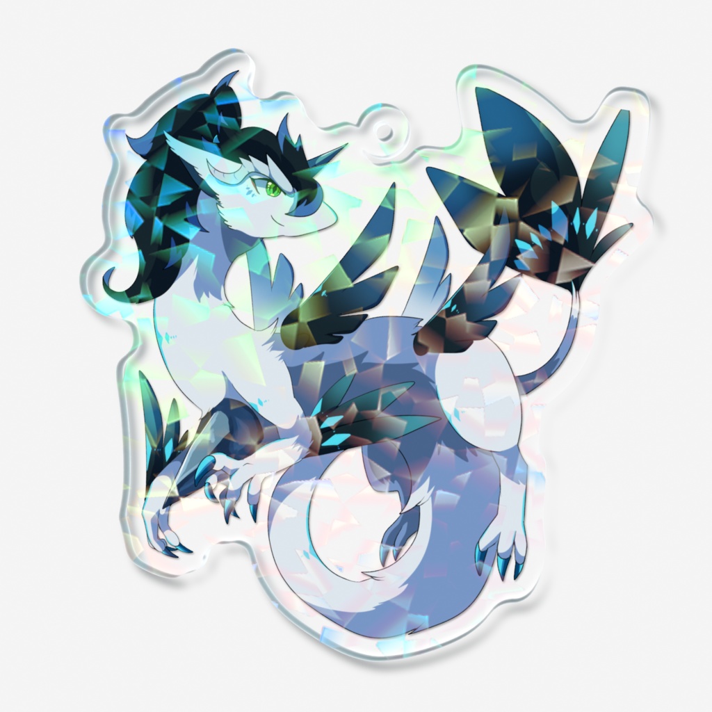 四季ろあのホログラムキーホルダー