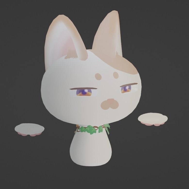 【近日公開】VRChat＆Cluster用　ネコアバター　「アイビー」