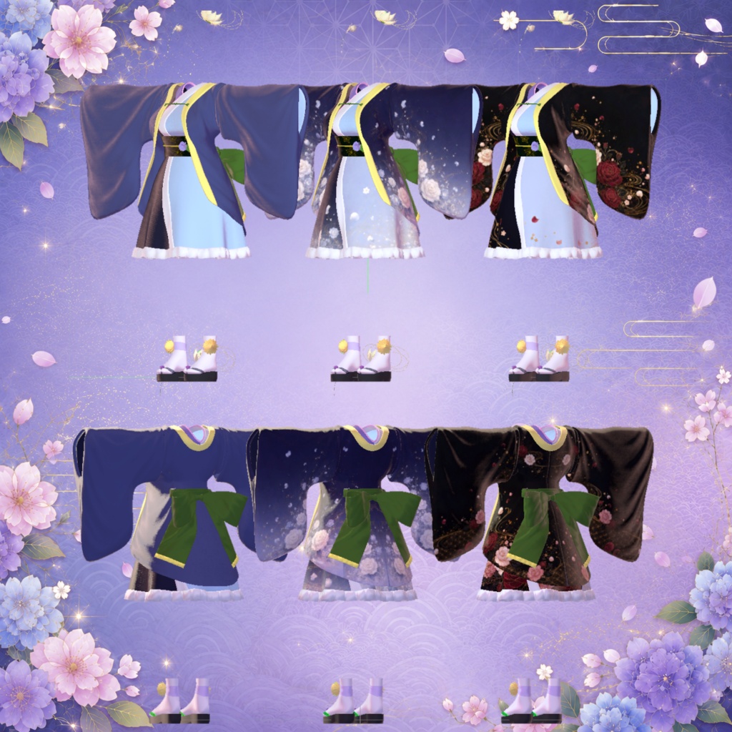 狐柏 -花結び- 【ミルティナ用 MA対応衣装】