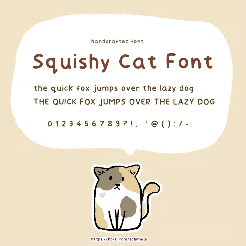 [Free Download] Squishy Cat - Typeface Font