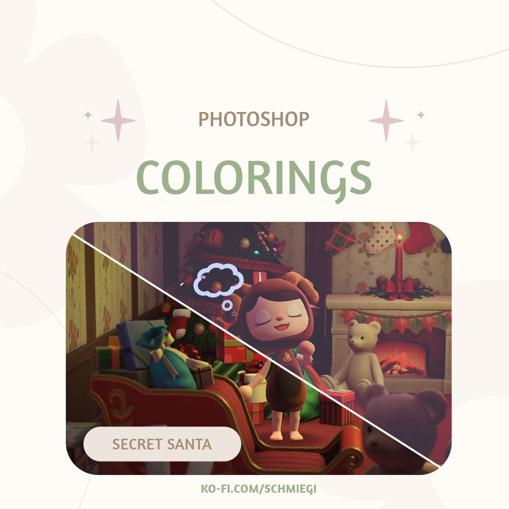 [Free Download] Secret Santa - Photoshop Coloring