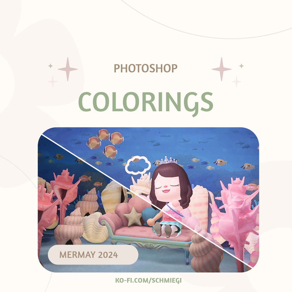 [Free Download] ACNH - Photoshop Coloring