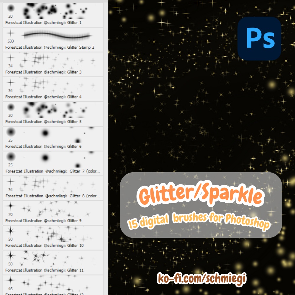 [Paid] Sparkles - Photoshop Brushes