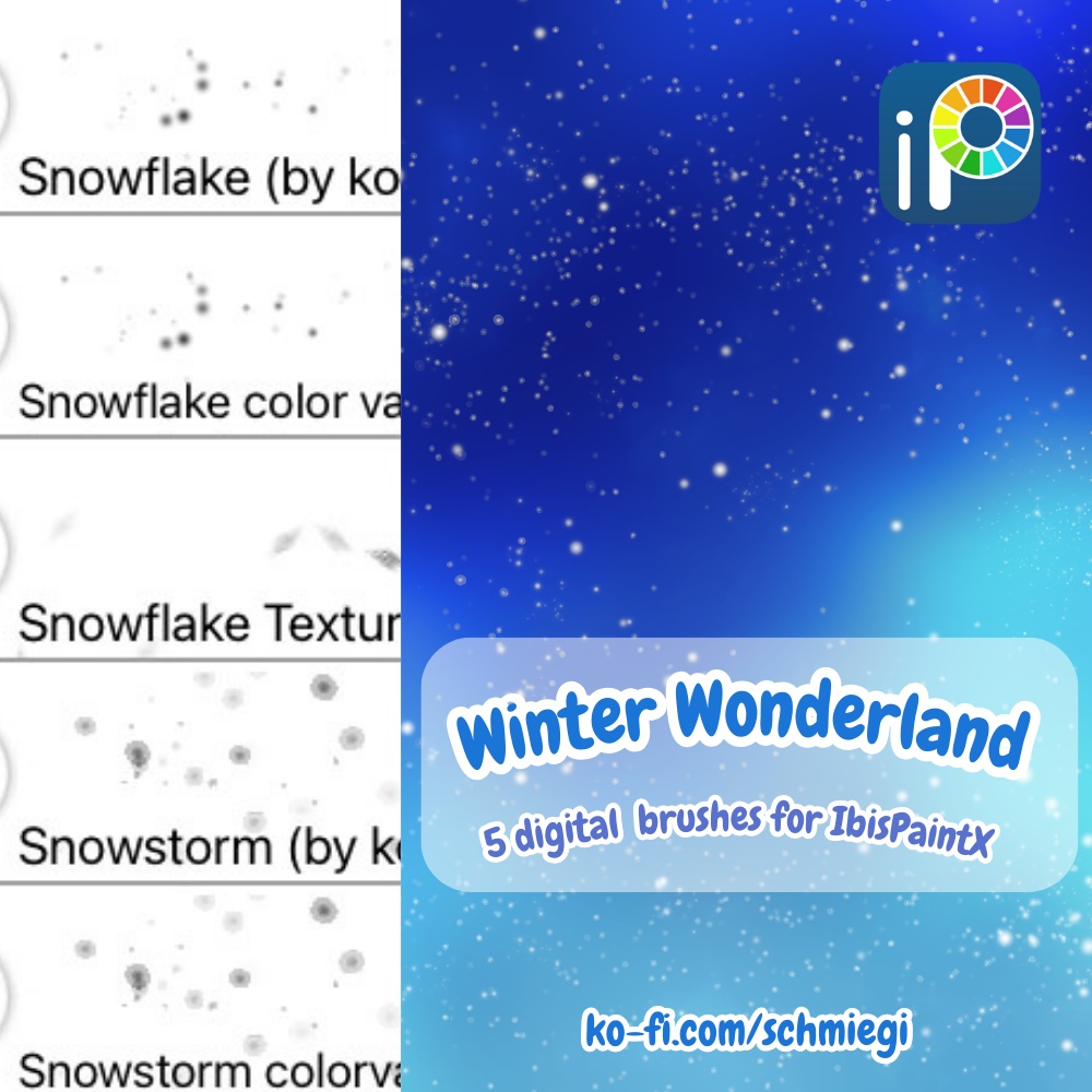 [Free Download] Winter Wonderland - IbisPaintX Brushes
