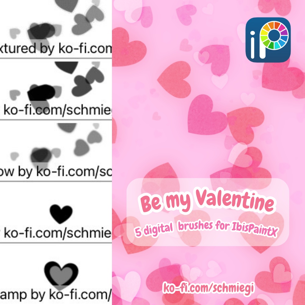 [Free Download] Be My Valentine - IbisPaintX Brushes