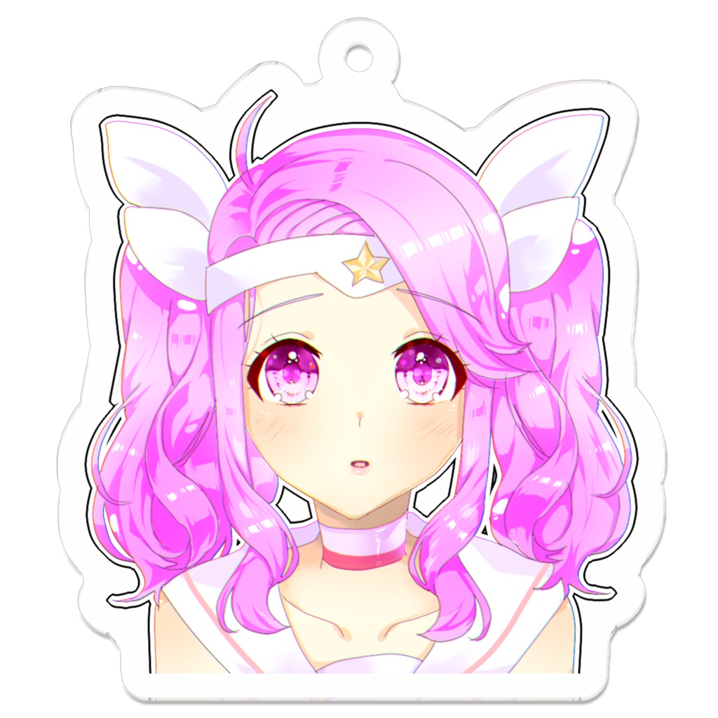 luxアクリルキーホルダー