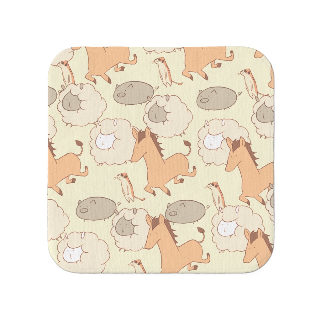 動物さんタオル