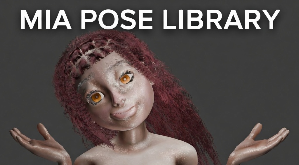 Mia Pose Library (Blend File)
