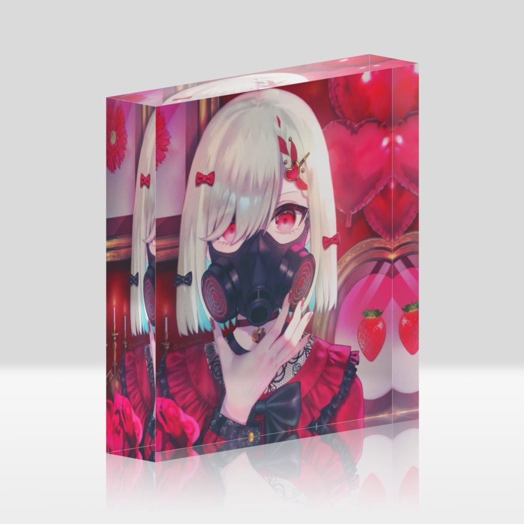 アクリルブロック_red