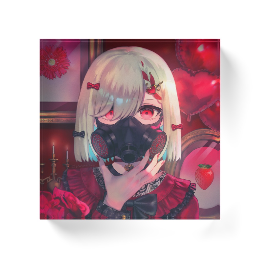 アクリルブロック_red