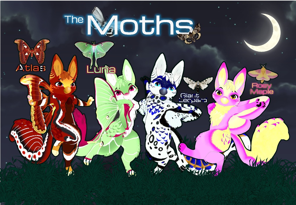 Moth Lepyphon VRChat Avatar