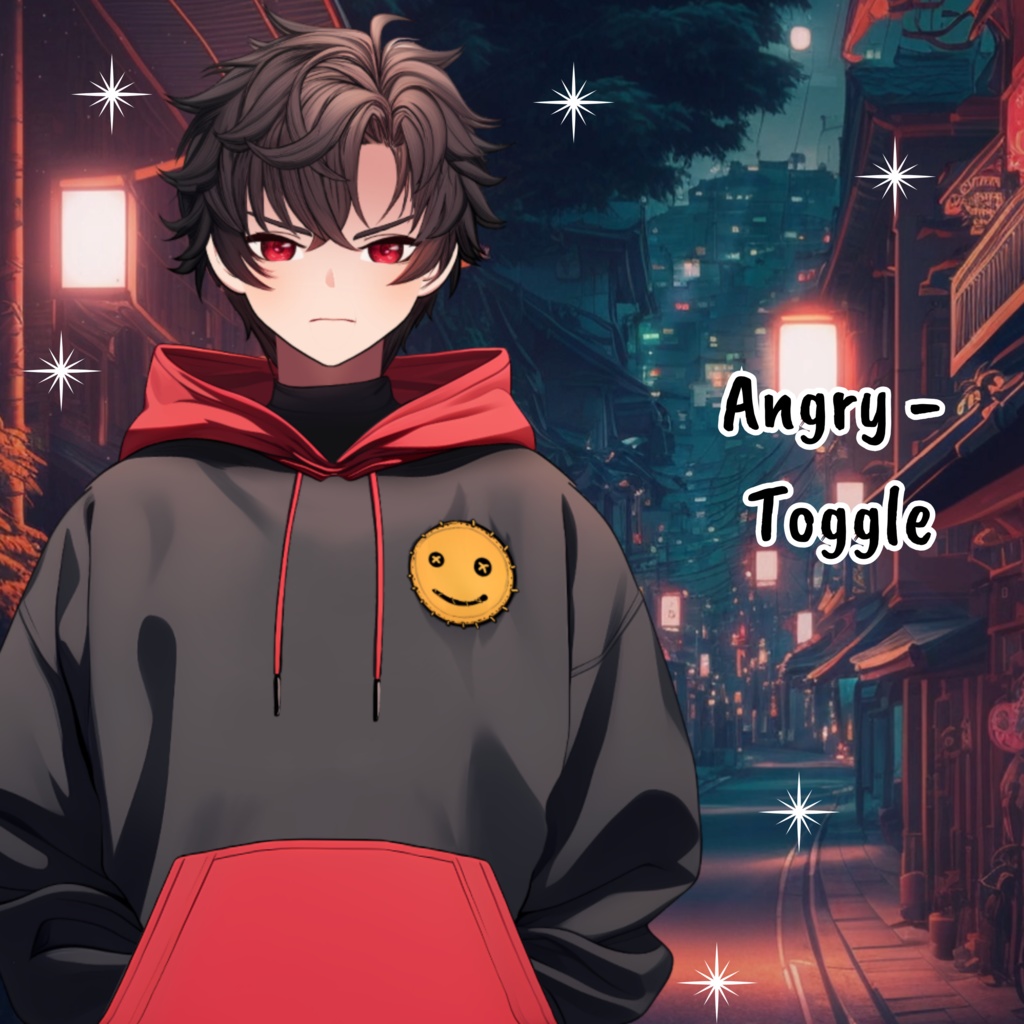 VTuber | Ben v2, the hoody lover | 22 emotions / toggles | Live2d model for Vtube Studio premade for streaming twitch, youtube, kick....