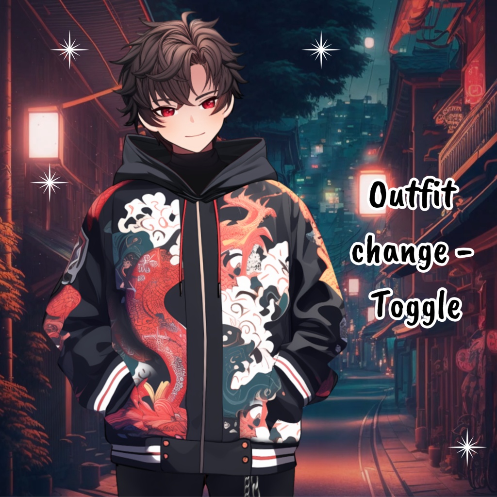 VTuber | Ben v2, the hoody lover | 22 emotions / toggles | Live2d model for Vtube Studio premade for streaming twitch, youtube, kick....