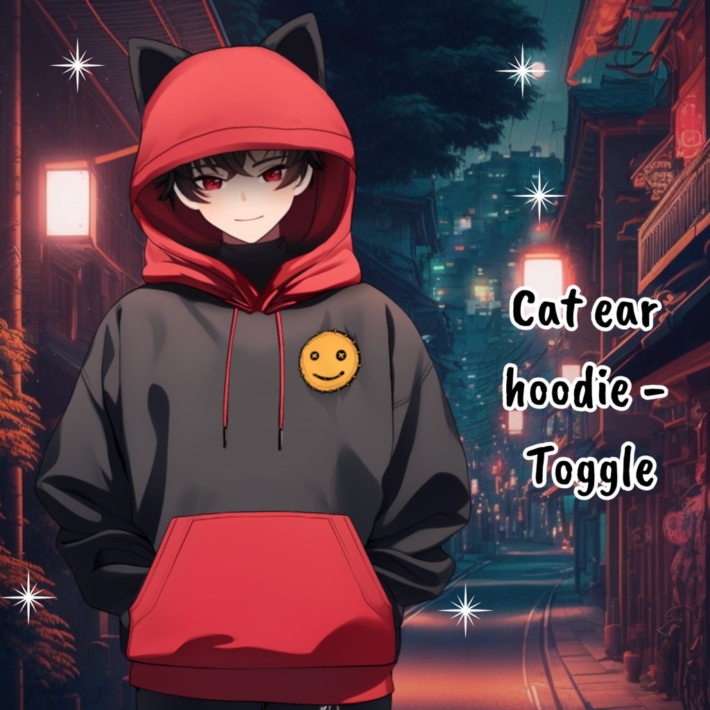 VTuber | Ben v2, the hoody lover | 22 emotions / toggles | Live2d model for Vtube Studio premade for streaming twitch, youtube, kick....