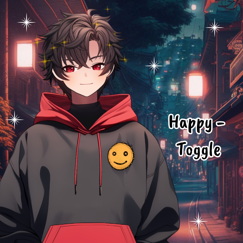 VTuber | Ben v2, the hoody lover | 22 emotions / toggles | Live2d model for Vtube Studio premade for streaming twitch, youtube, kick....