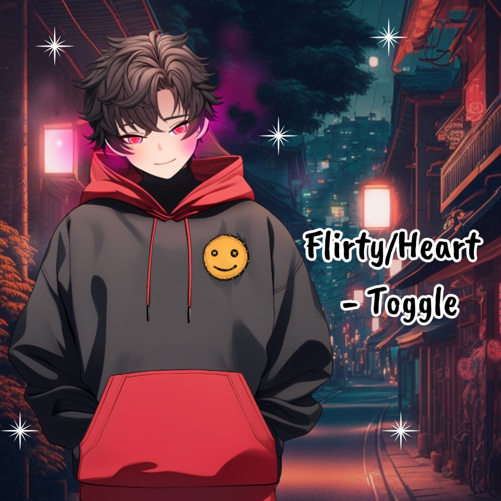 VTuber | Ben v2, the hoody lover | 22 emotions / toggles | Live2d model for Vtube Studio premade for streaming twitch, youtube, kick....