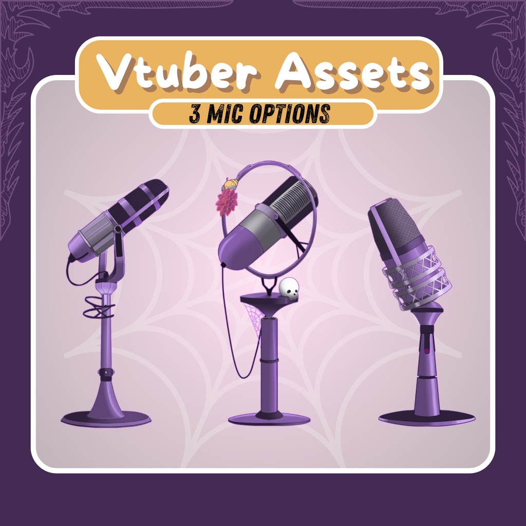 VTUBER ASSETS | Halloween Table Bundle | Animated Live2D items for "VTube Studio" | Streaming on Twitch, Kick, Youtube and more