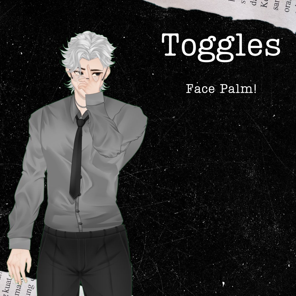 VTuber | Seth, the gentleman | Customizable Live2d premade model for Vtube Studio, streaming on twitch, kick, youtube | >15 emotions/toggles