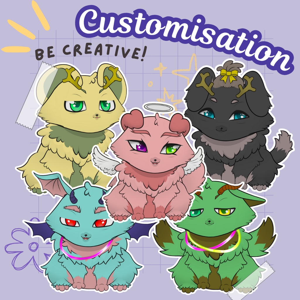 VTuber | Koneko, the cat | Highly customizable | Live2d model for Vtube Studio premade for streaming twitch, youtube, kick