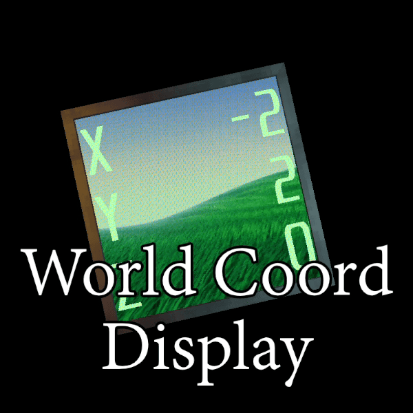 World Coordinate Display