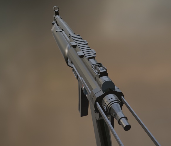 MP5 3Dモデル
