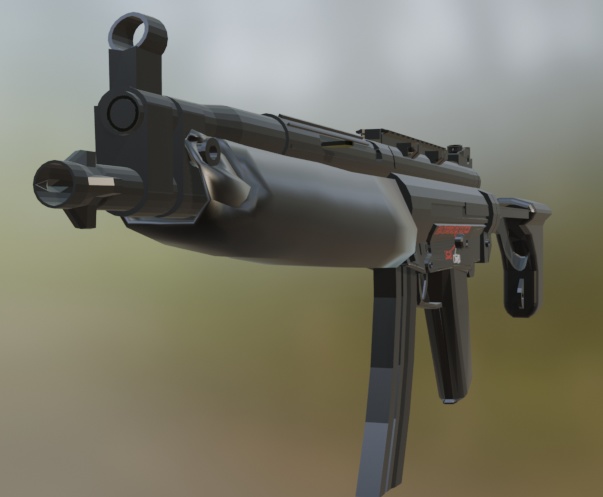 MP5 3Dモデル
