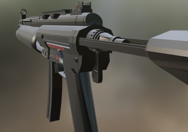 MP5 3Dモデル