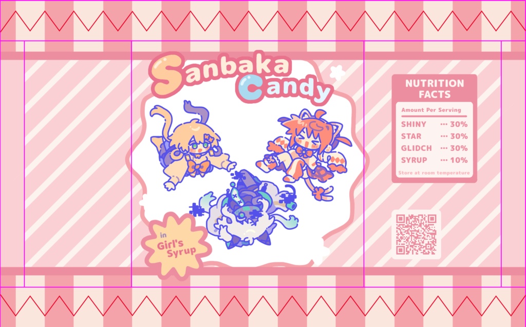 三馬鹿キャンディチャーム