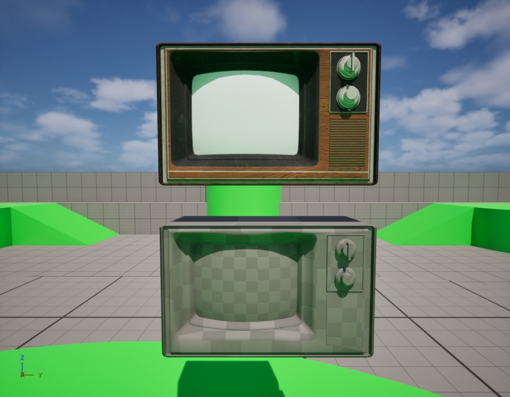 昭和レトロ風のTV