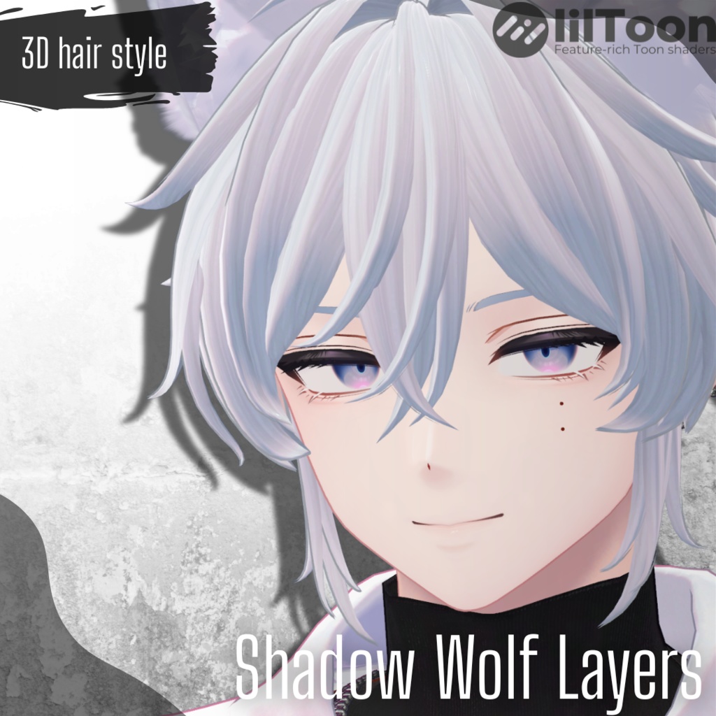 【狛乃対応】shadow wolf layers【VRchat】