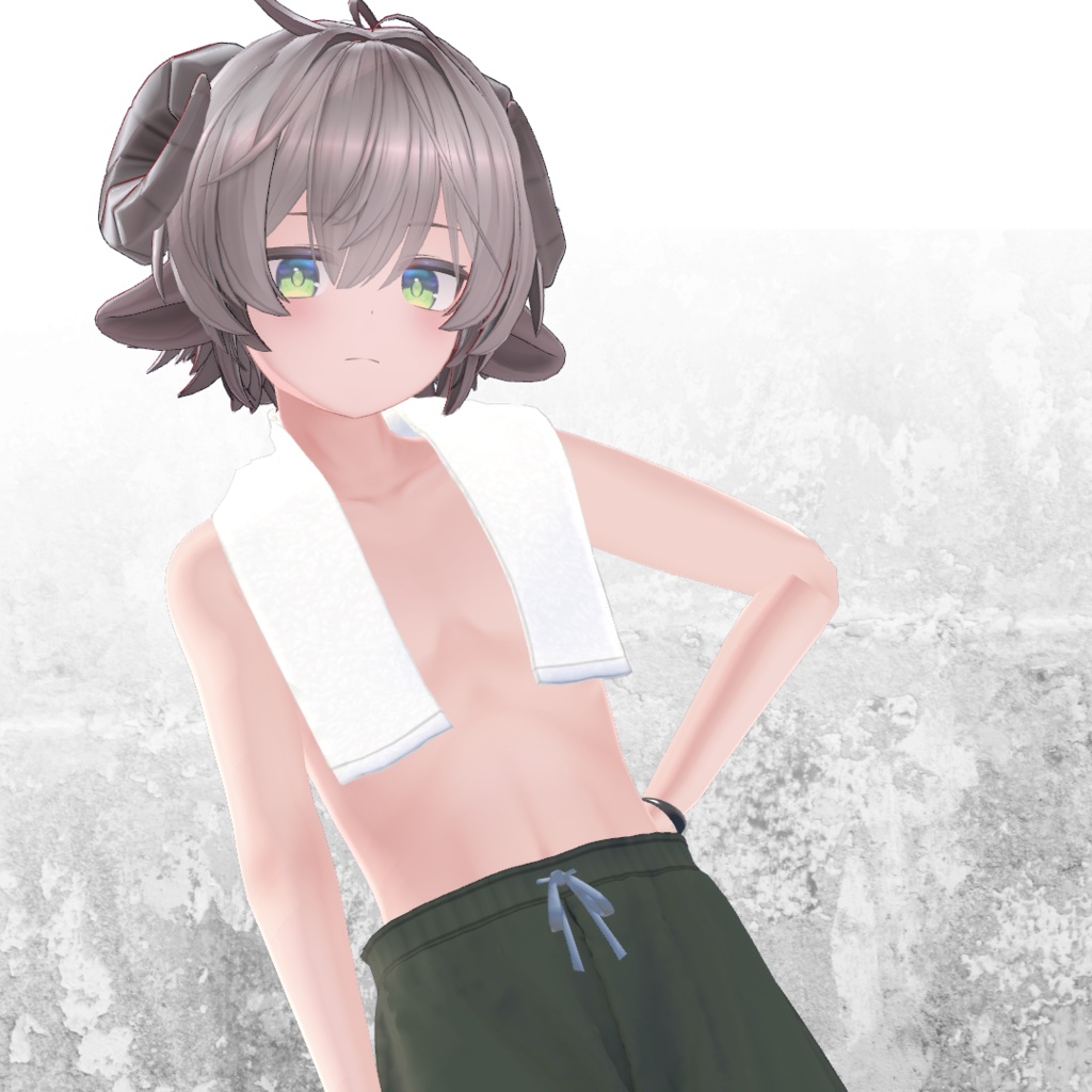 【複数アバター対応】Azure Chill Swim wear【VRchat想定】