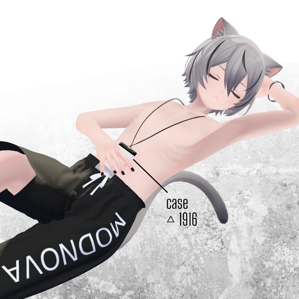 【複数アバター対応】Azure Chill Swim wear【VRchat想定】