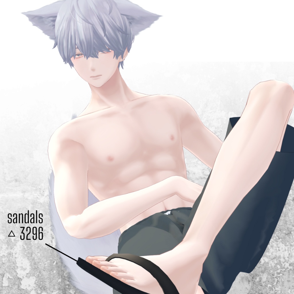 【複数アバター対応】Azure Chill Swim wear【VRchat想定】