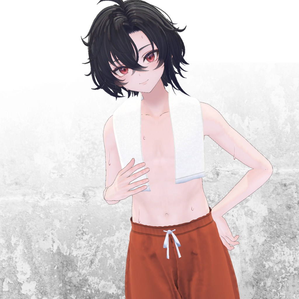 【複数アバター対応】Azure Chill Swim wear【VRchat想定】