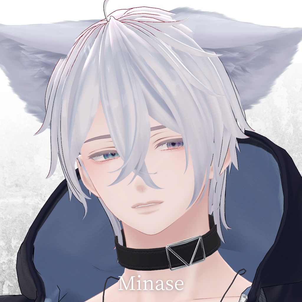 【6アバター対応】Messy Side-Swept Bangs【VRchat想定】