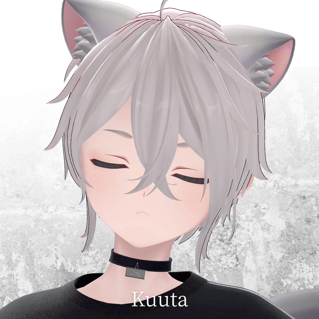 【6アバター対応】Messy Side-Swept Bangs【VRchat想定】