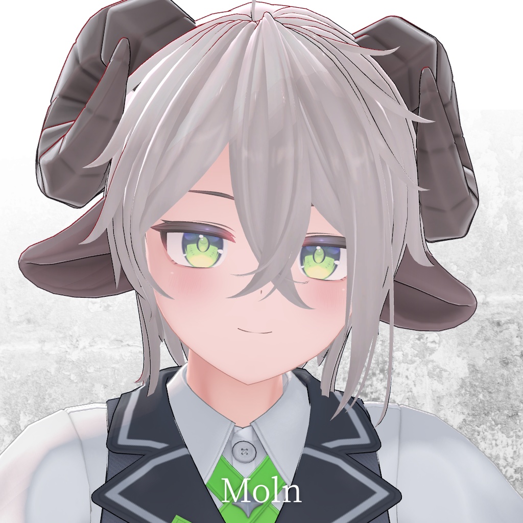 【6アバター対応】Messy Side-Swept Bangs【VRchat想定】
