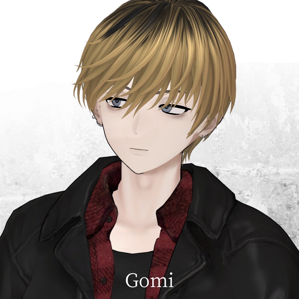 【10アバター対応】MN_re_Hair 01【VRchat想定】