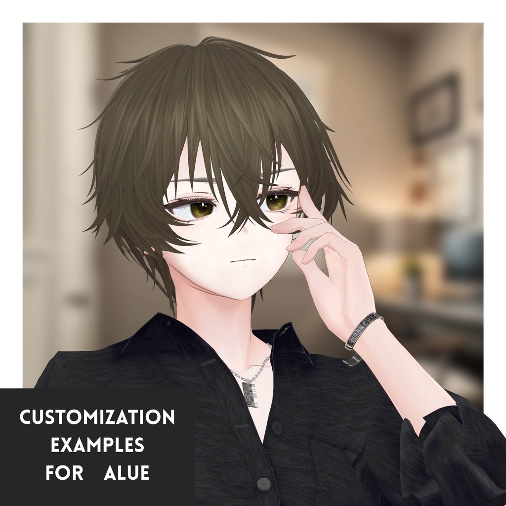 【10アバター対応】MN_re_Hair 02【VRchat想定】