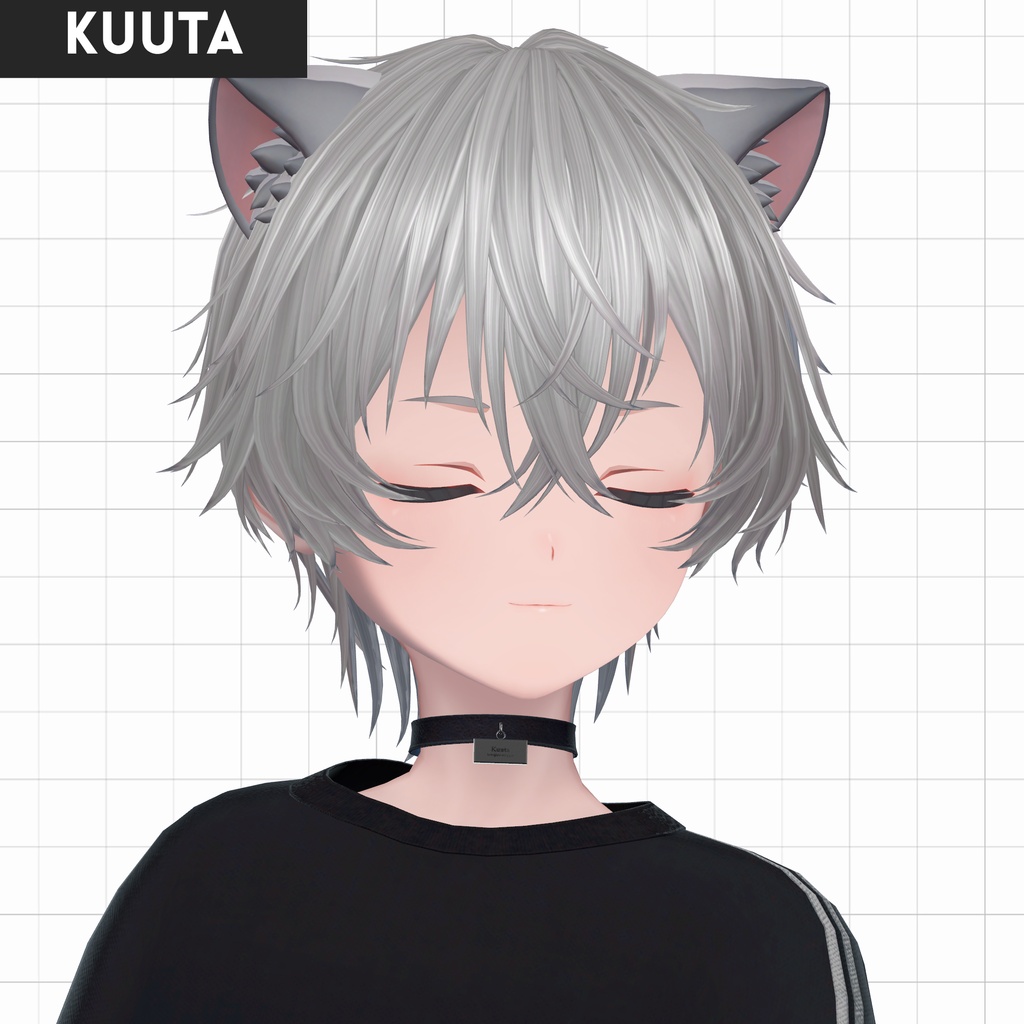 【10アバター対応】MN_re_Hair 02【VRchat想定】