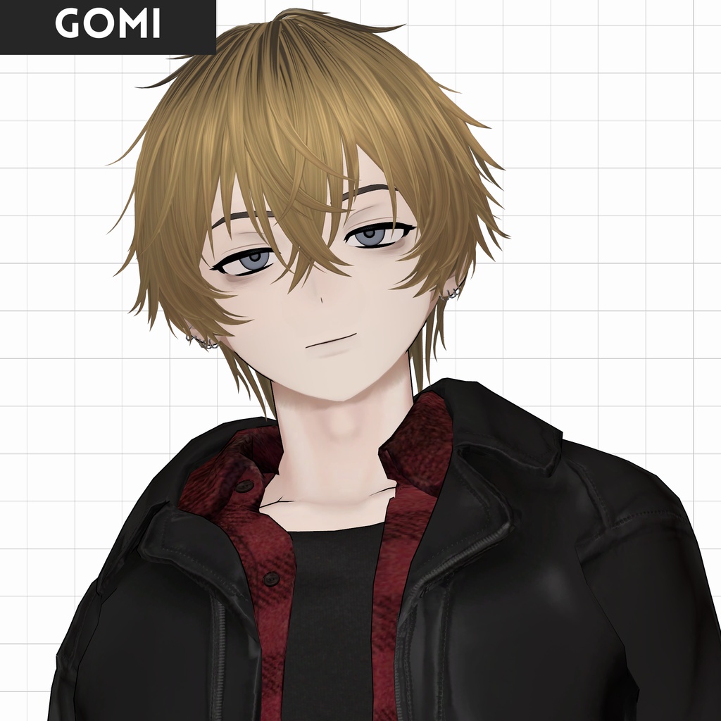 【10アバター対応】MN_re_Hair 02【VRchat想定】
