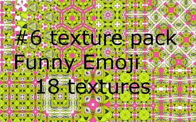 #6 texture Pack Mad Emoji 18 textures