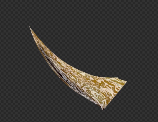 VRoid Golden Unicorn Horn