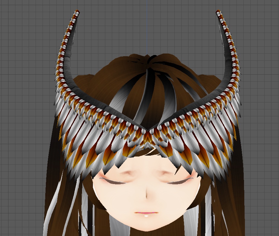 VRoid Wing crown