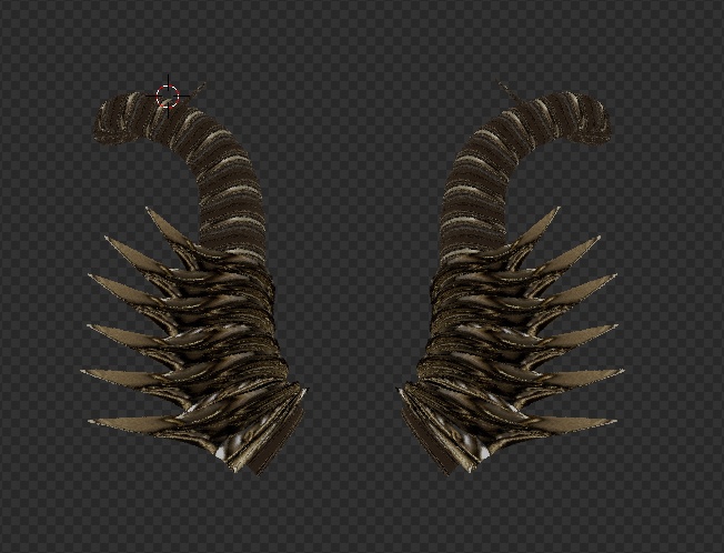 VRoid demon xenomorph horns