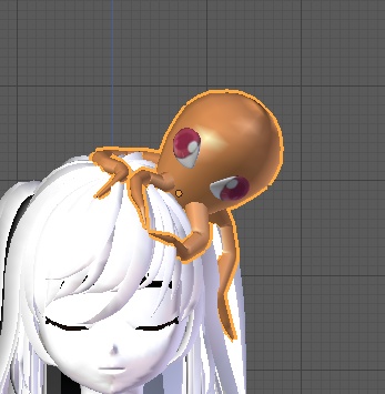 VRoid head octopus
