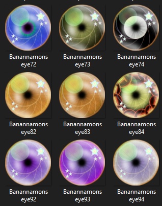 102 Banannamon eye textures