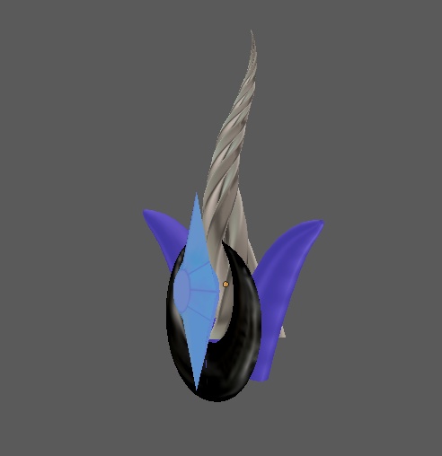 Princess Rarity Moon Crown 3d model