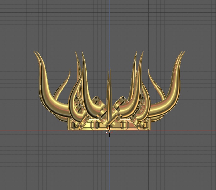 Gold dragon King Crown